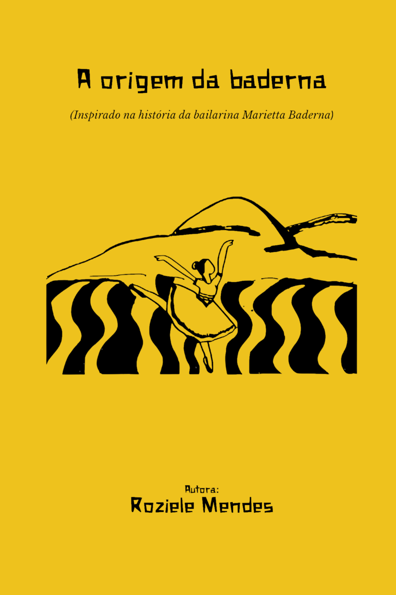 Capa ouro do cordel A origem da Baderna